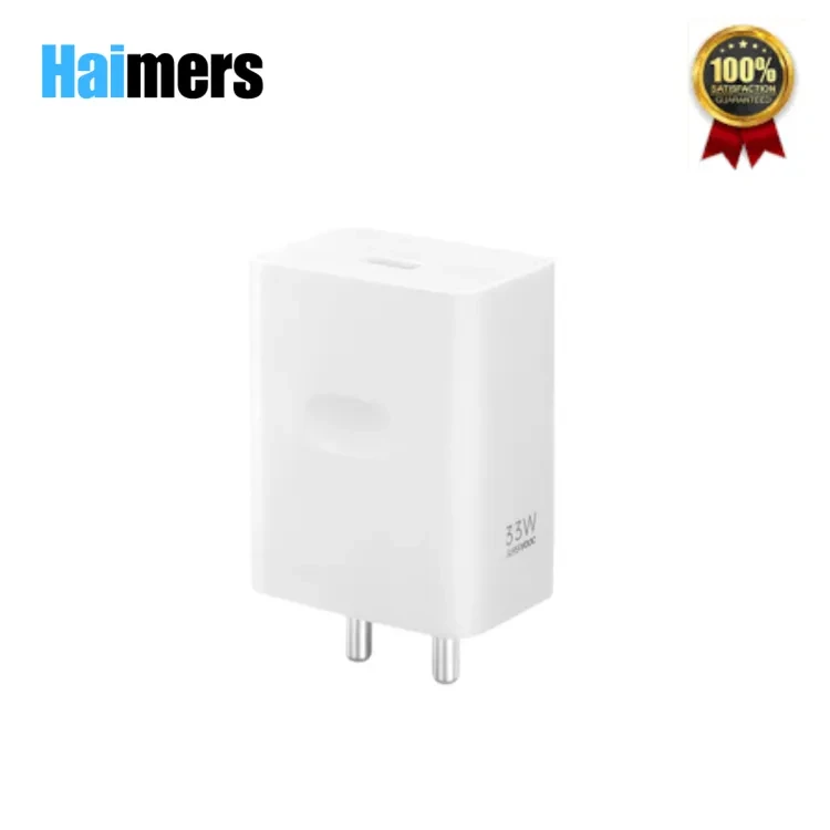 HaimerS Vivo Real 33W 33W Super Vooc Flash Fast Charger -vivo 33w supervooc charger-vovo 33w flash charger - white